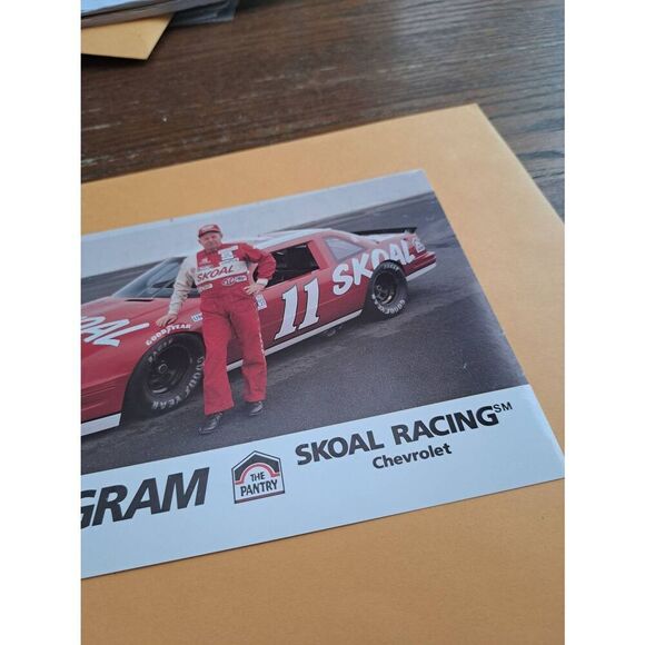 Vintage 1990 Jack Ingram Driver Card Skoal Racing Chevy Lumina NASCAR 6x9 - Picture 3 of 4